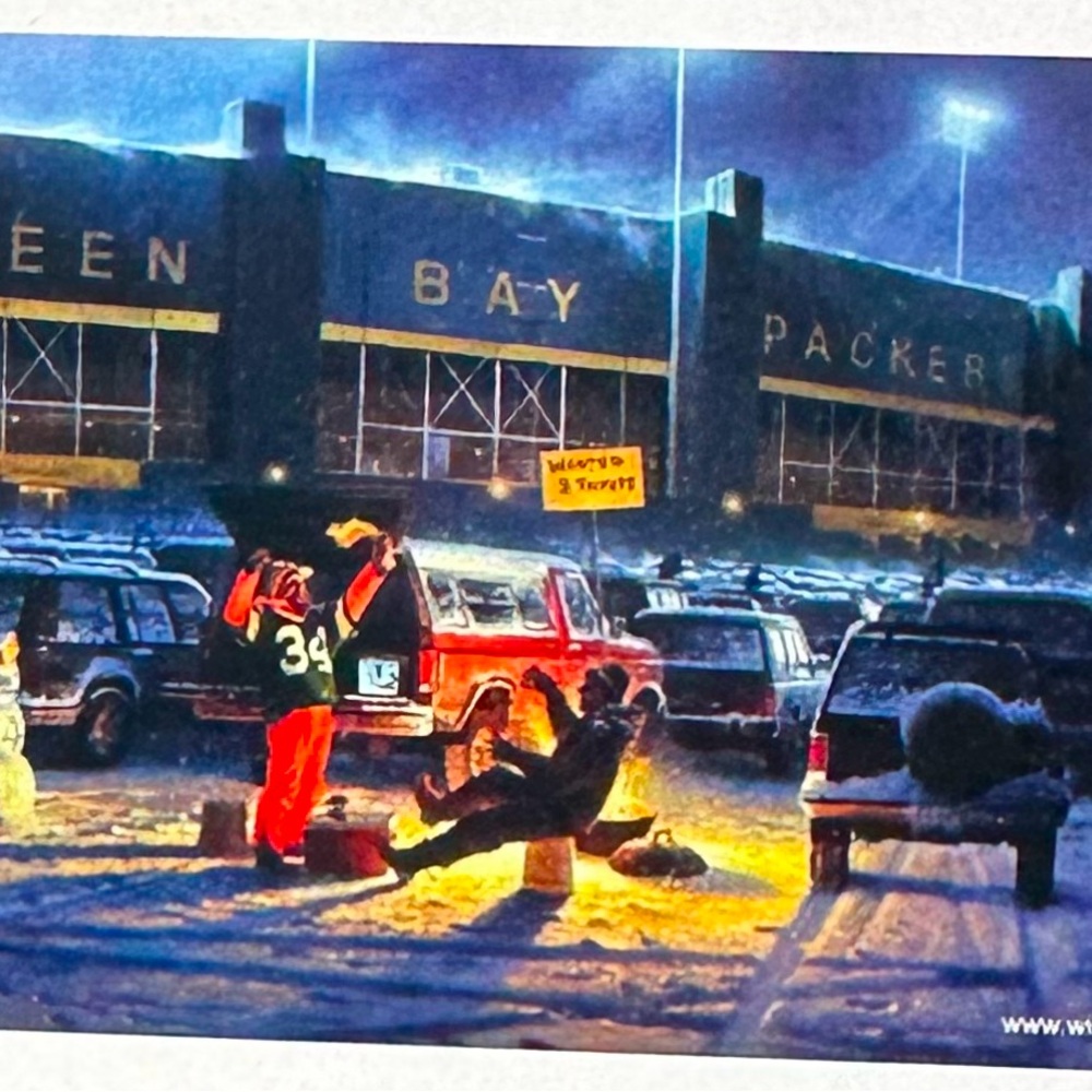 LOOKING TO BUY. Green Bay Packers Stadium Art Print